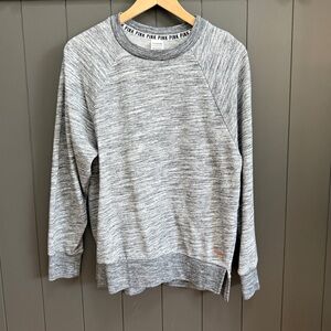 Women’s PINK Gray Crew Sweater Size XS